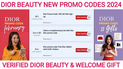 dior makeup promo code|dior promo code tiktok.